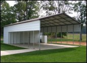 Grapevine Texas Utility Carports and Combo Carports