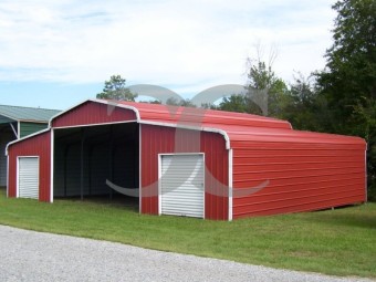 Metal Horse Barn | Regular Roof | 44W x 26L x 9H | Ag Barn