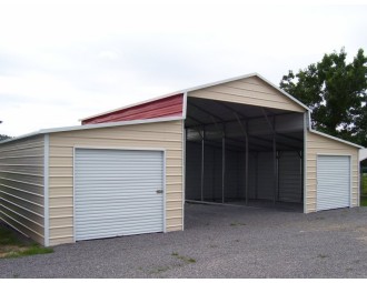 Carolina Barn | Boxed Eave Roof | 42W x 31L x 12H | Metal Barn