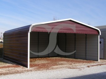 Carport | Regular Roof | 20W x 21L x 7H`