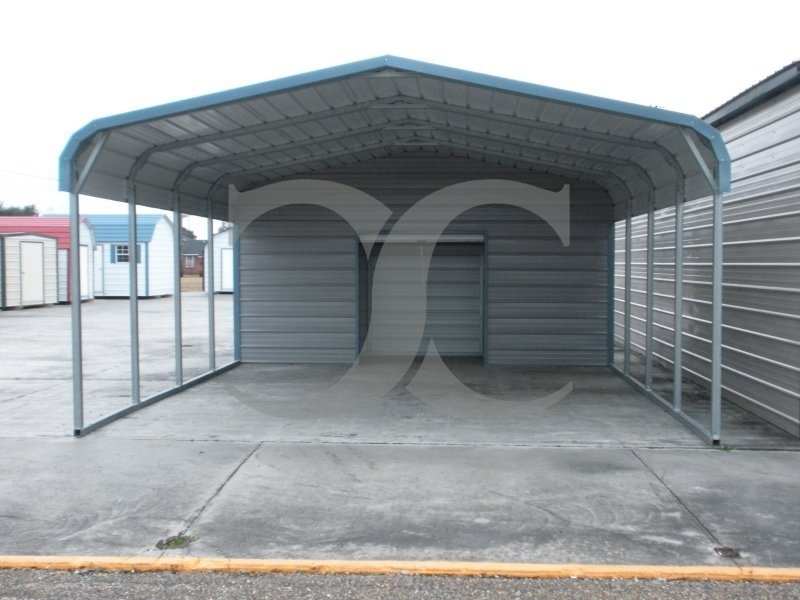 Carport | Regular Roof | 18W x 26L x 7H Utility Carport