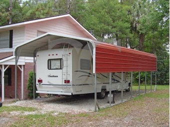 Carport | Regular Roof | 12W x 36L x 8H` | RV Carport Covers