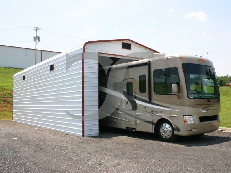 Garage | Regular Roof | 14W x 36L x 13H |  Metal RV Garage