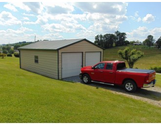 Garage | Vertical Roof | 22W x 31L x 9H